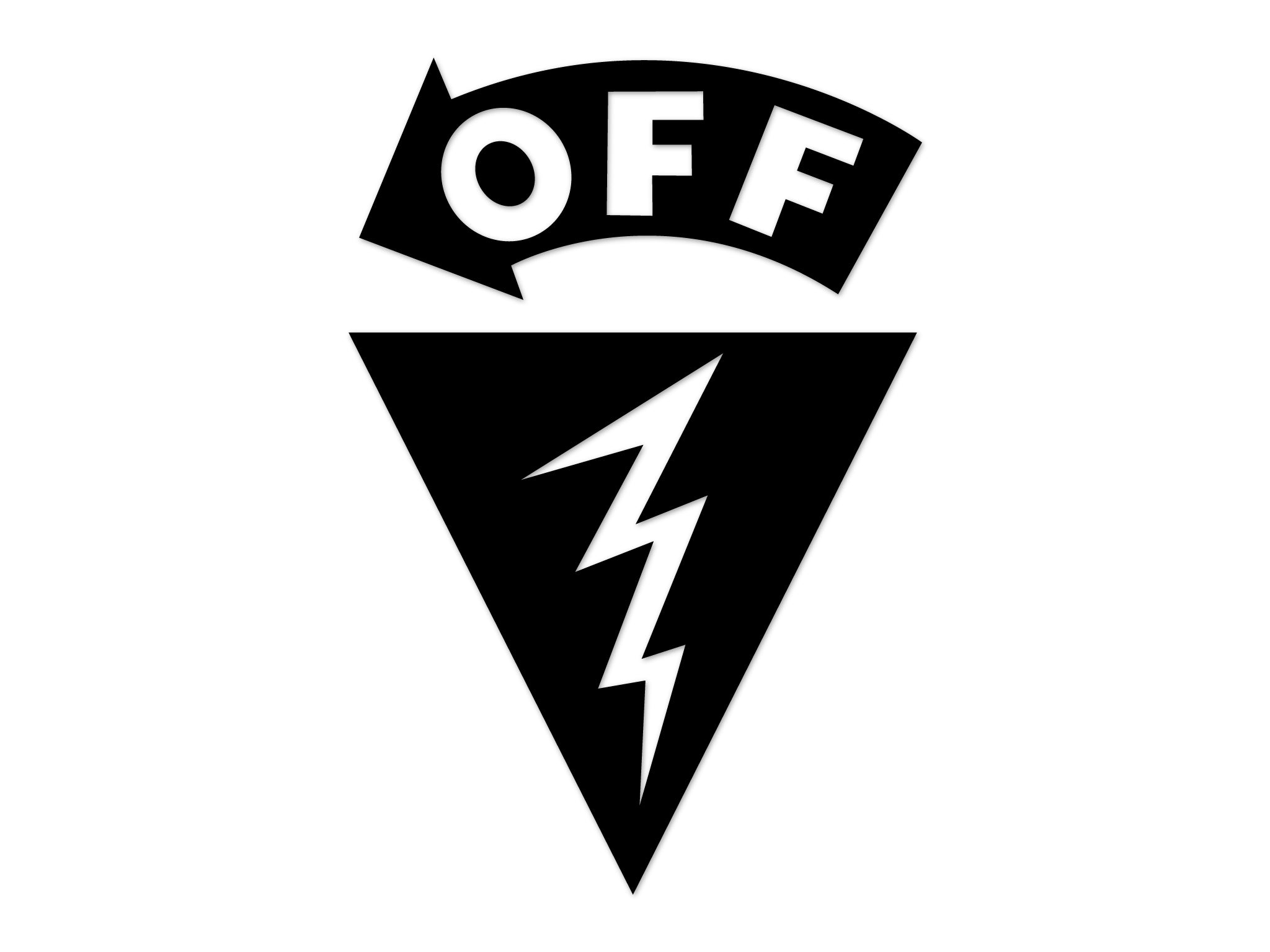 Master Switch OFF Sticker Decal - Vinyl Safety Decal For SCCA NHRA Racing Compliance