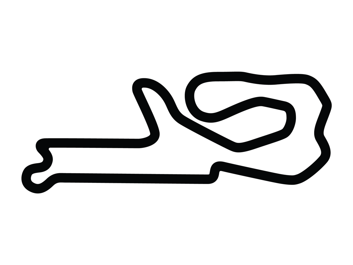 The Ridge Motorsports Park with Chicane Decal – TrackDecals