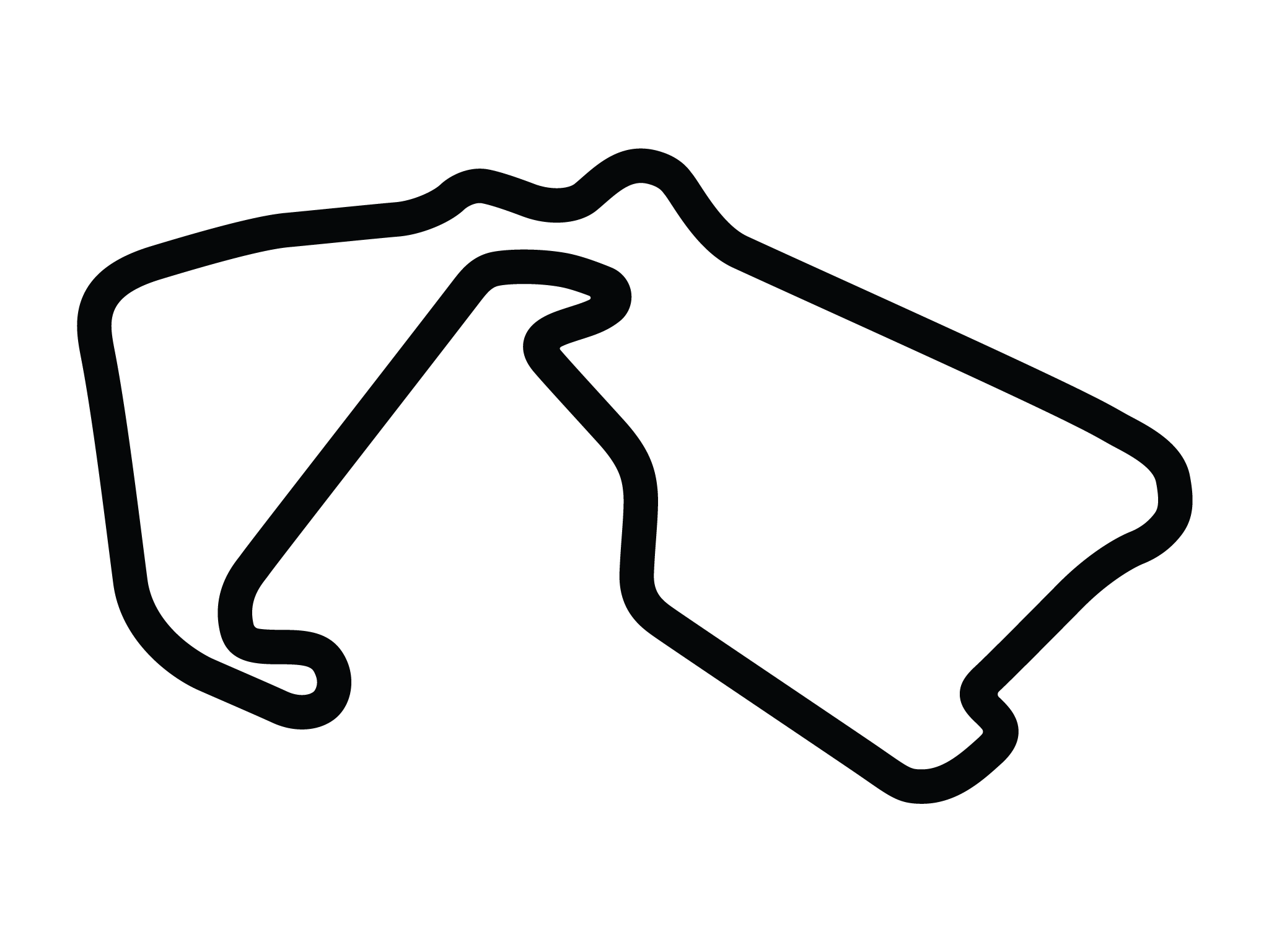 Marken Hatch GP Track Rennstrecke Vinyl Aufkleber Sticker